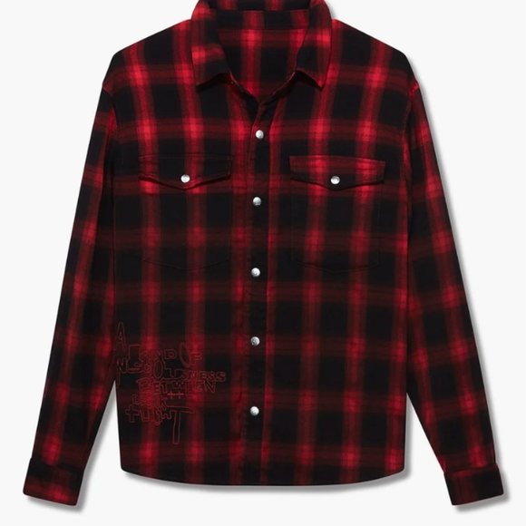 KSUBI Consciousness Long-sleeve Plaid Shirt - Picture 6 of 6